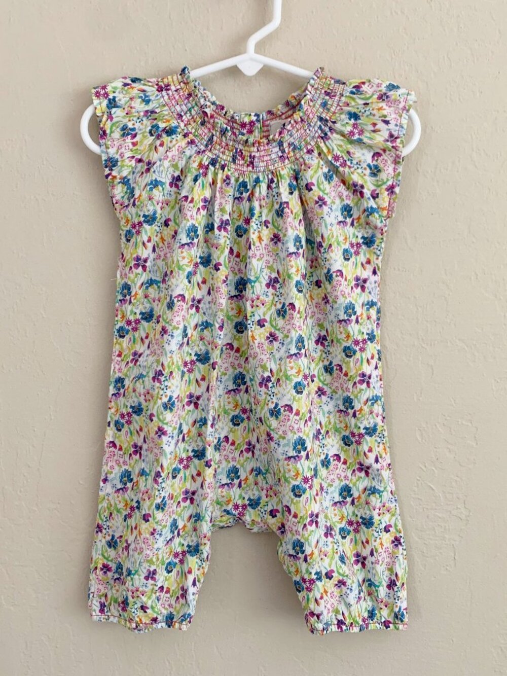 Peek Floral Smocked Romper • 18-24 Months